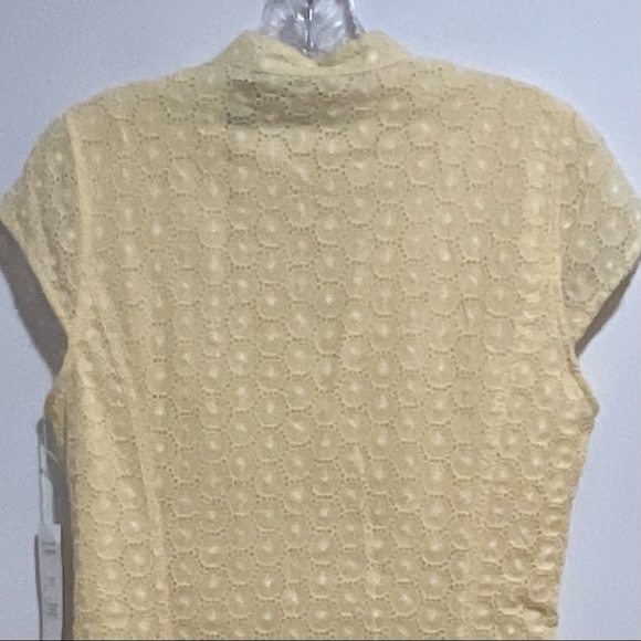 Ecologie Eyelet Lace Cap Sleeve A Line Dress - Picture 10 of 14